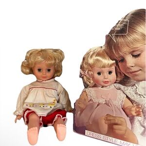 Vintage 1971 Smartypants Talking Baby Doll – Box, Instructions, Rare Outfit